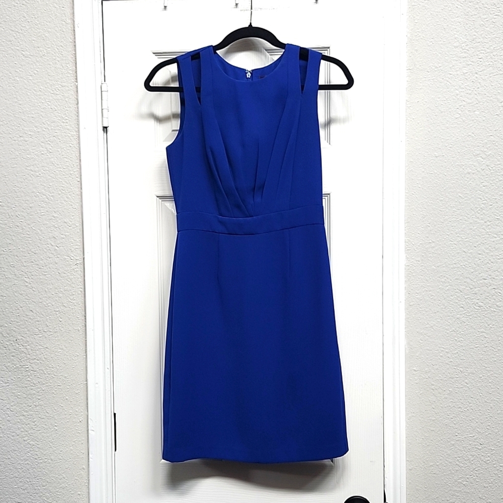 The Limited Blue Sleeveless Sheath Dress, Size 2